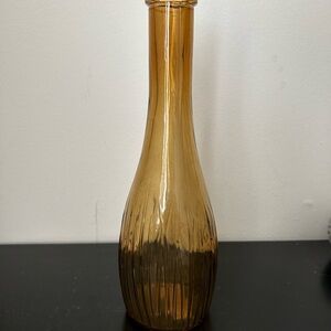 IKEA Brown Glass Vase Accent